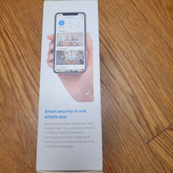 New Ring Indoor Cam Compact Plug-In HD Security Camera with two-way talk - White - Picture 3 of 8